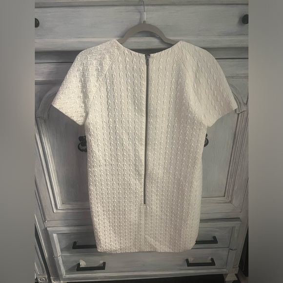 HUGO Hugo Boss Cream Jacquard Quilted Dress - Picture 5 of 7